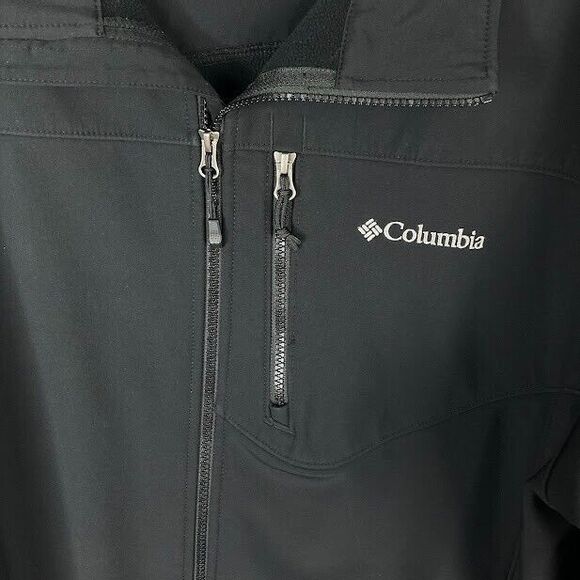 COLUMBIA Omni Wind Block Lined Jacket Men’s Black Thermal Full Zip 2XL XXL - Picture 3 of 9